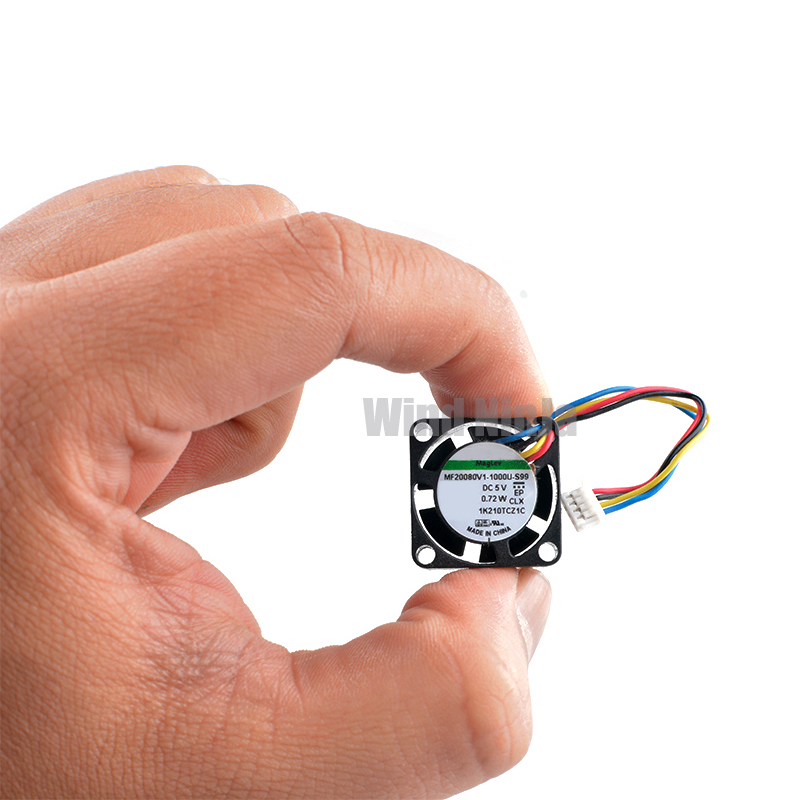 Pi 4 Case - (2개) MF20080V1-1000U-S99, 2cm, 20mm, 저소음 마이크로
