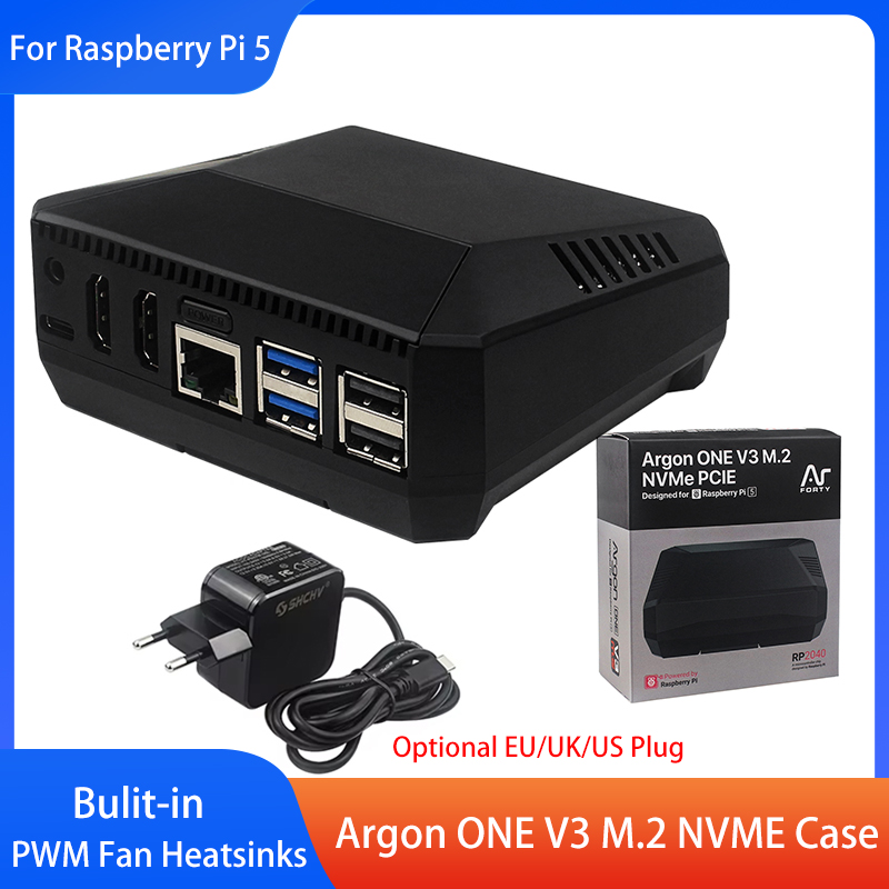 Pi Cooler - Argon ONE V3 M.2 NVME 케이스
