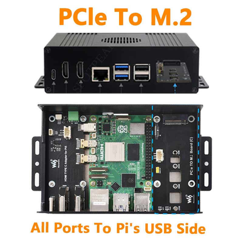 Raspberry Pi Kit - 라즈베리 파이 5 박스 케이스 키트,