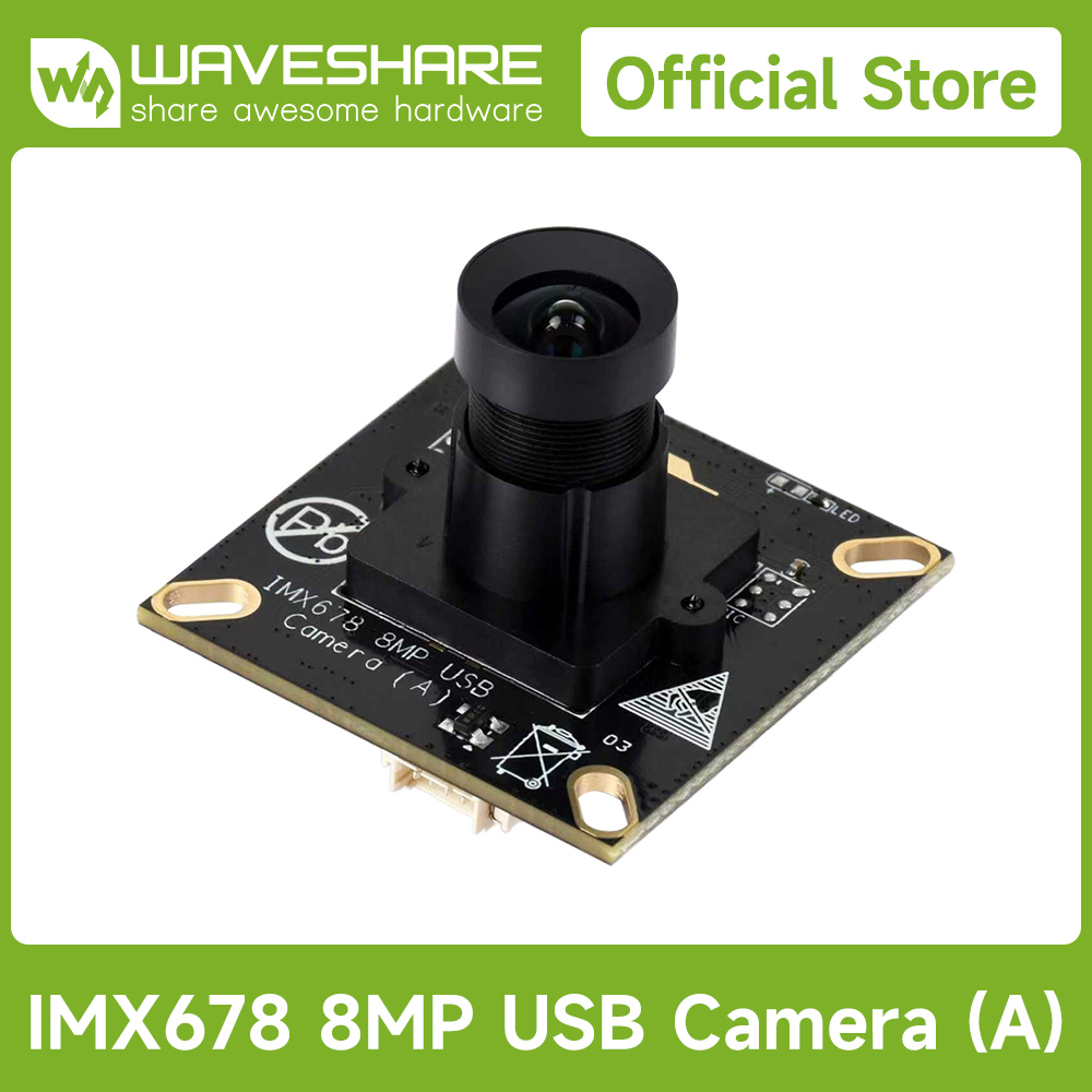 Raspberry Pi Global Shutter Camera Imx296 - Waveshare IMX678 8MP M12 USB 카메라