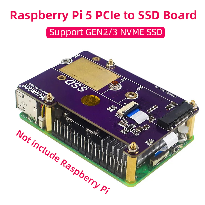 Pi Cooler - Raspberry Pi 5 PCIe-M.2 NVMe SSD는