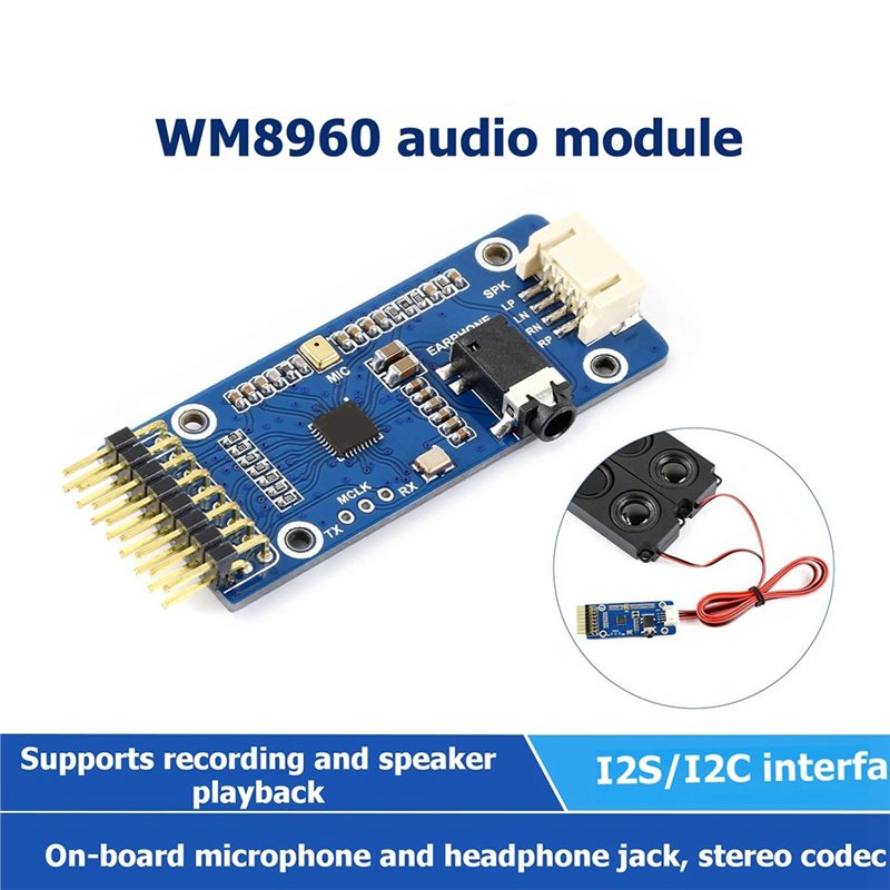 Raspberry Pi 5 - WM8960, 라즈베리 파이용 5/7인치 LCD 디스플레이