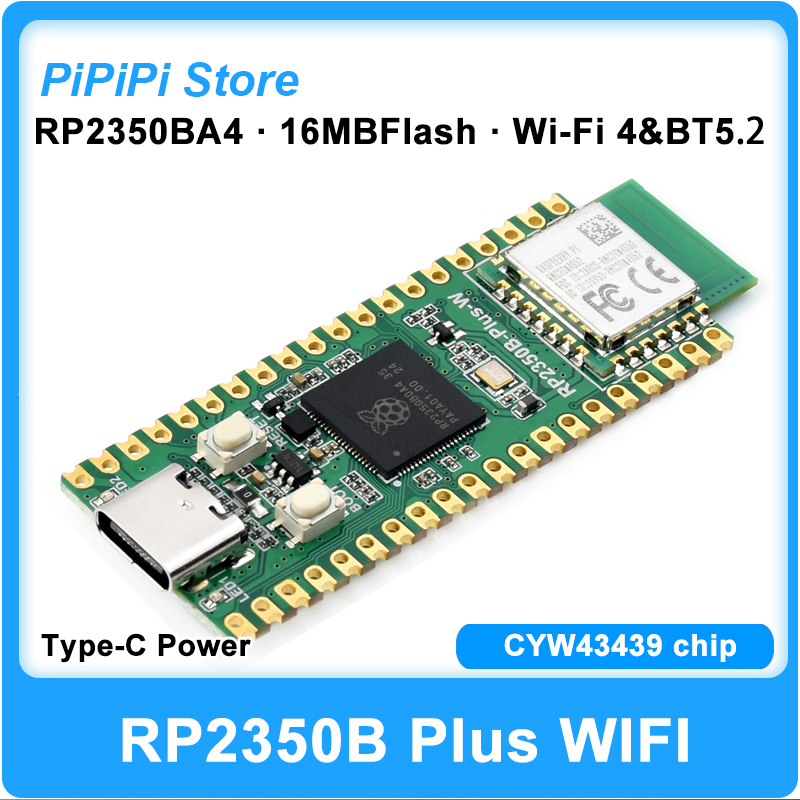 Raspberry Pi Kit - RP2350B Plus W 개발 보드, 라즈베리
