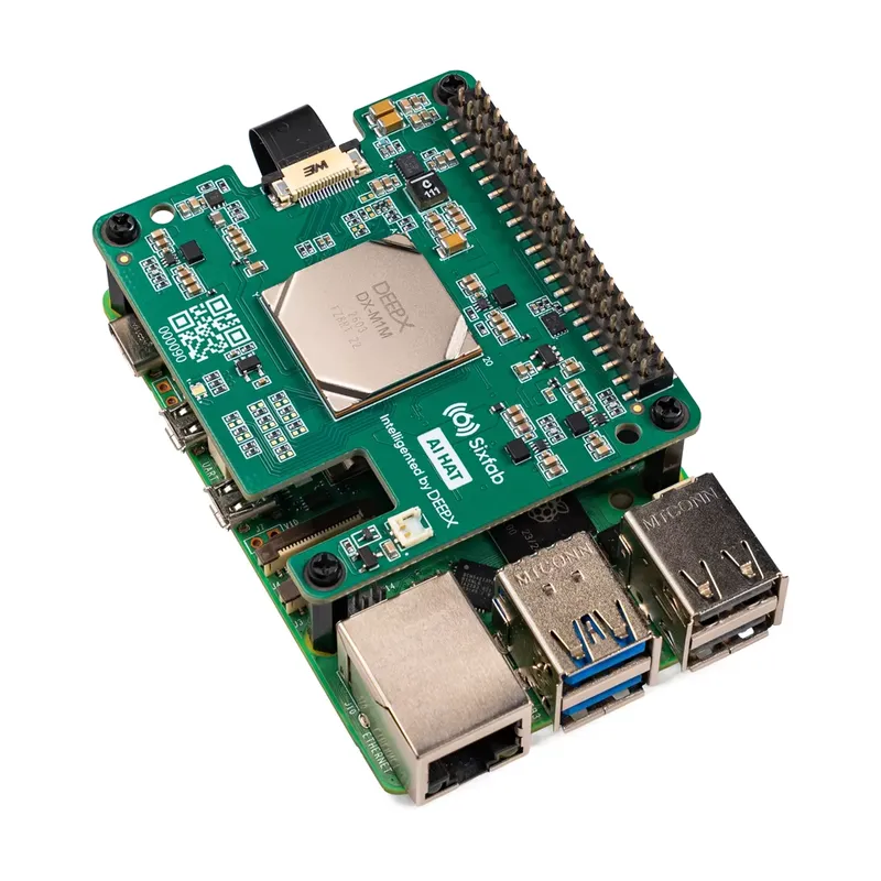 라즈베리 파이 5용 칩보드 식스팹 AI 헤드셋, 딥엑스 - Raspberry Pi 리뷰 및 가격