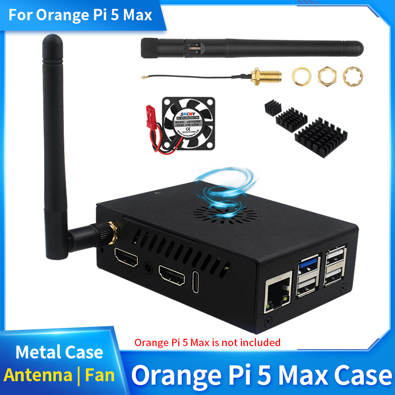 팬이 포함된 Orange Pi 5 Max 케이스 활성  - Pi 5 Case 리뷰 및 가격