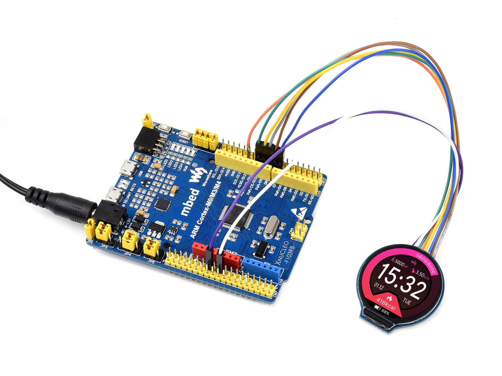 Waveshare 1.28인치 원형 LCD 디스플레이  - Pi Display 리뷰 및 가격