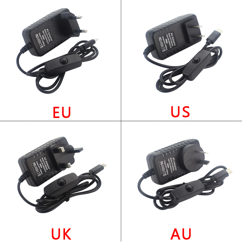 5V 3A 라즈베리 파이 4 전원 공급 장치 USB 유 - Pi Power Supply 리뷰 및 가격