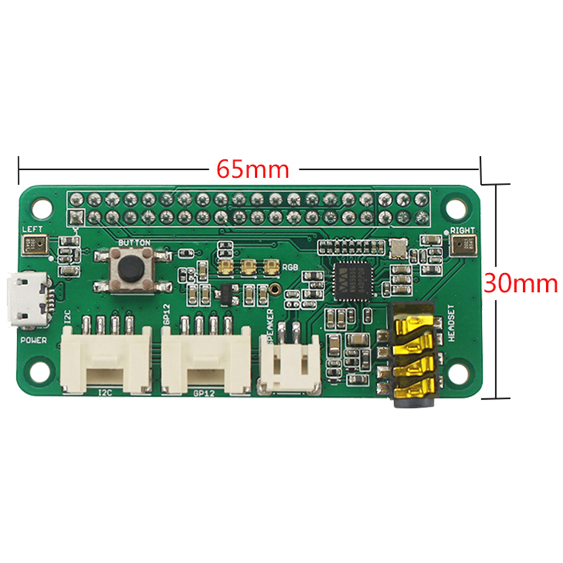 4 모델 B 음성 모듈용 ReSpeaker 2-Mics - Pi Zero 리뷰 및 가격