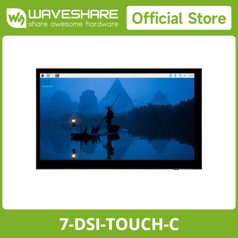 웨이브셰어 7인치 DSI 정전식 터치 디스플레이(Ras - Raspberry Pi 5 리뷰 및 가격