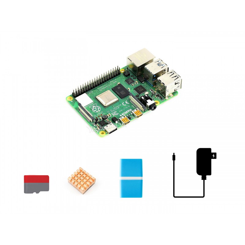 라즈베리 파이 4 모델 B 스타터 키트 4GB 8GB  - Pi Power Supply 리뷰 및 가격