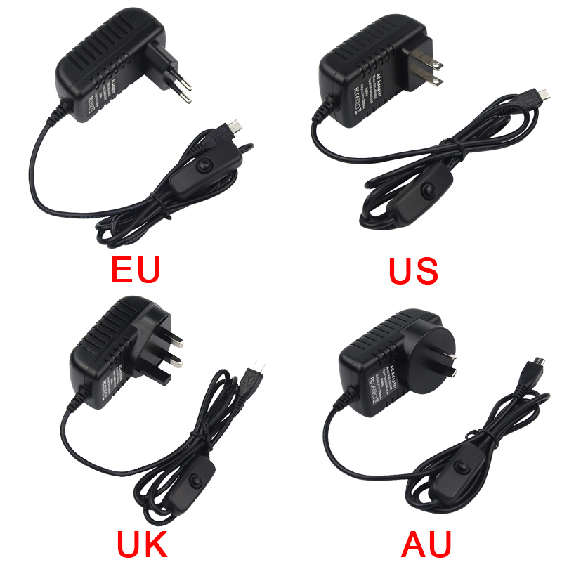 5V 3A 라즈베리 파이 3 모델 B + 전원 공급 장 - Pi Power Supply 리뷰 및 가격