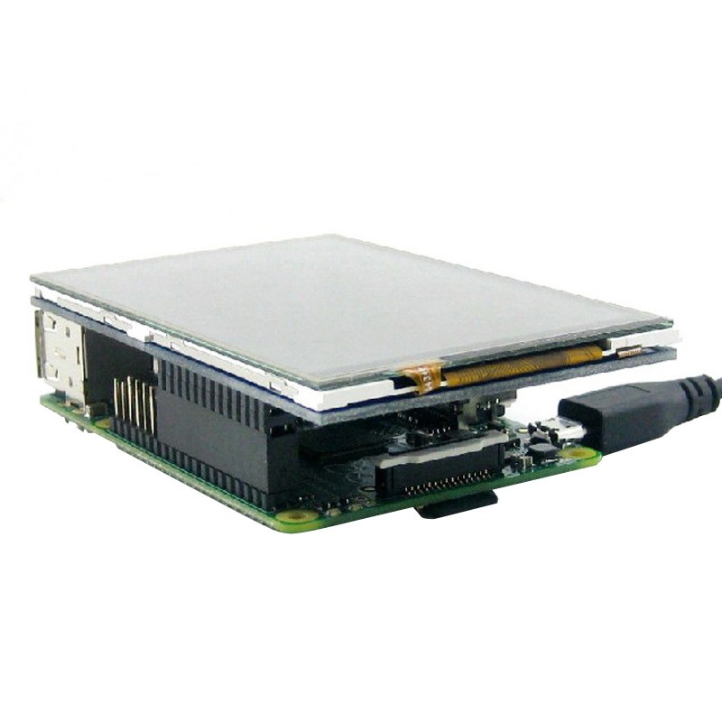 3.5인치 LED TFT 터치 스크린 디스플레이 +스타 - Pi Display 리뷰 및 가격