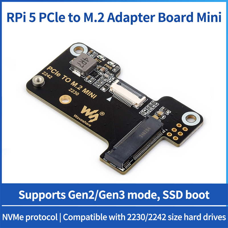 Raspberry Pi 5 PCIe-M.2 미니 어댑터 - Pi 5 Case 리뷰 및 가격