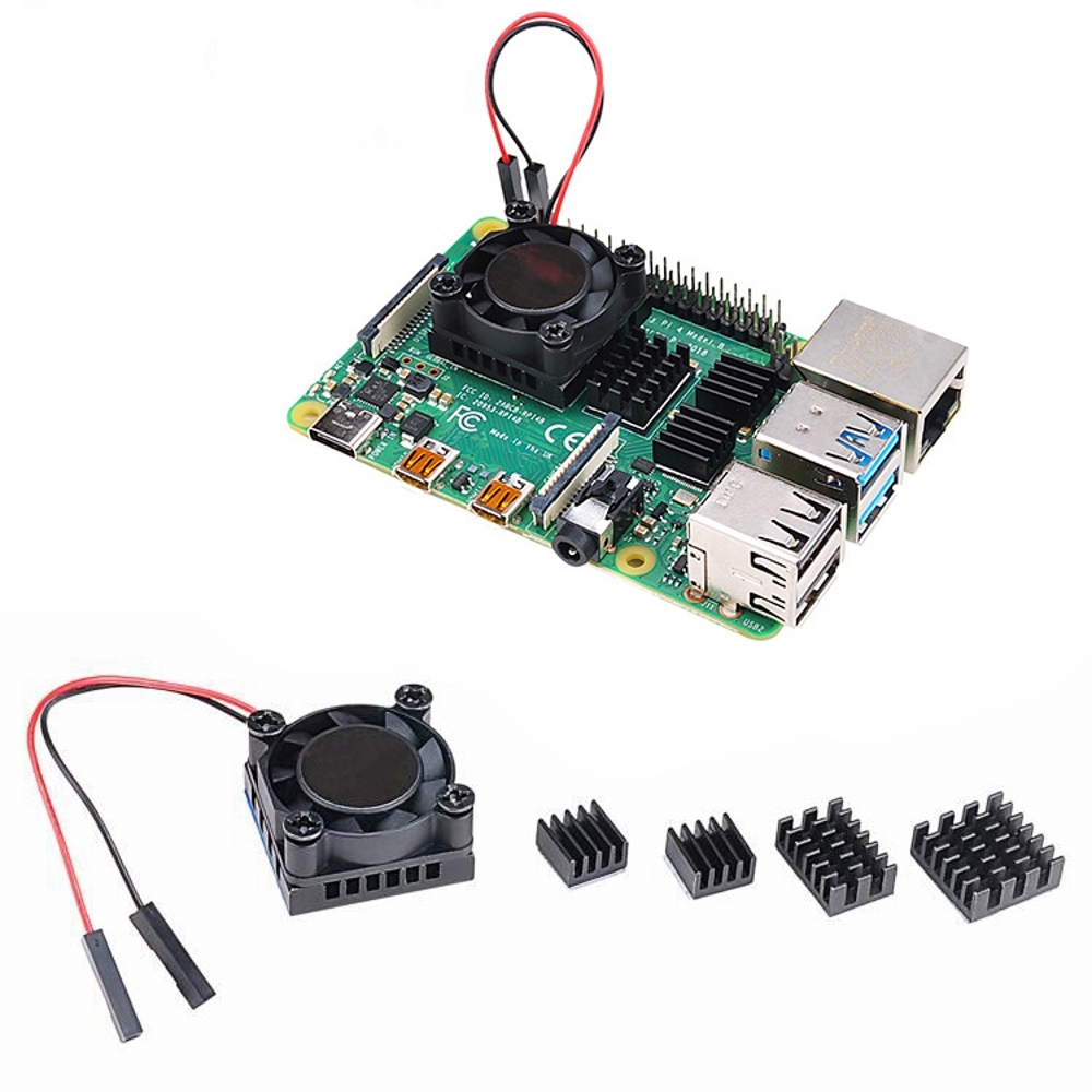Raspberry Pi 4 모델 B 방열판 단일 냉각  - Pi Power Supply 리뷰 및 가격