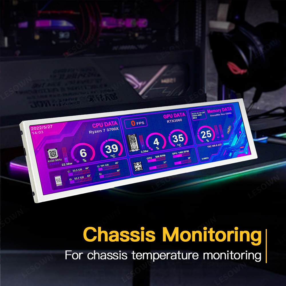 LESOWN 바 디스플레이 7.9인치 화이트 LCD 와 - Pi 4 Case 리뷰 및 가격