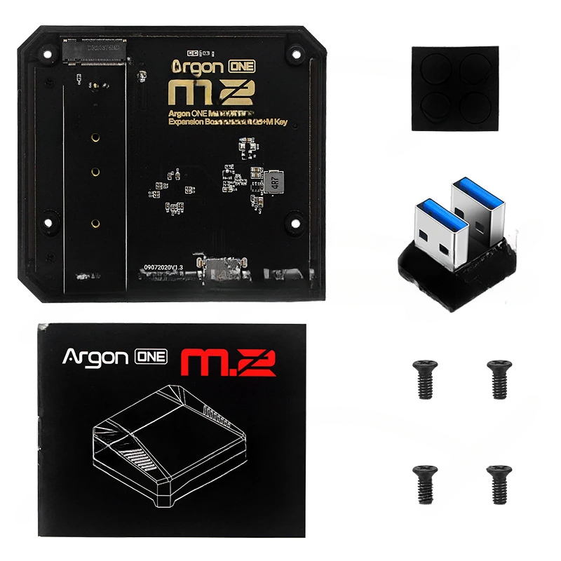 M.2 라즈베리 파이 4 확장 보드 알루미늄 하단 US - Pi 4 Case 리뷰 및 가격