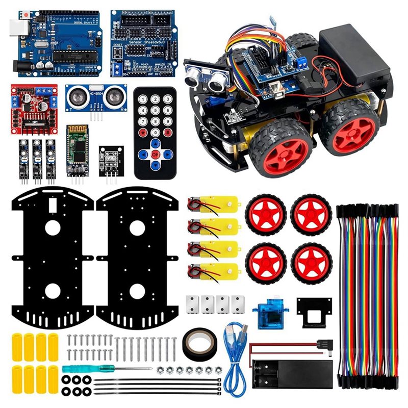 WOWFU-4WD 스마트 로봇 자동차 키트 (아두이노  - Arduino Kit 리뷰 및 가격